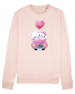 Valentine Polar Bear Love Bluză mânecă lungă Unisex Rise