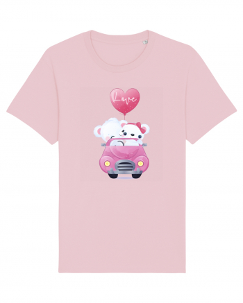 Valentine Polar Bear Love Cotton Pink