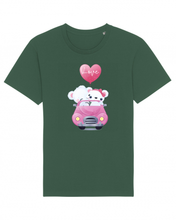 Valentine Polar Bear Love Bottle Green