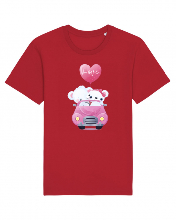 Valentine Polar Bear Love Red