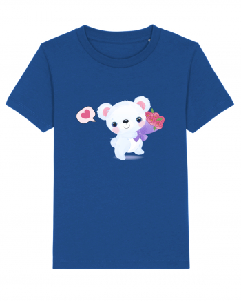 Valentine Polar Bear Happy Majorelle Blue