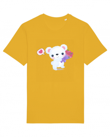 Valentine Polar Bear Happy Spectra Yellow