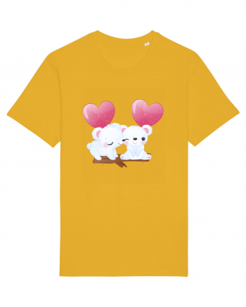 Valentine Polar Bear Heart Spectra Yellow