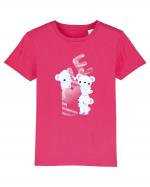 Valentine Polar Bear LOVE Tricou mânecă scurtă  Copii Mini Creator