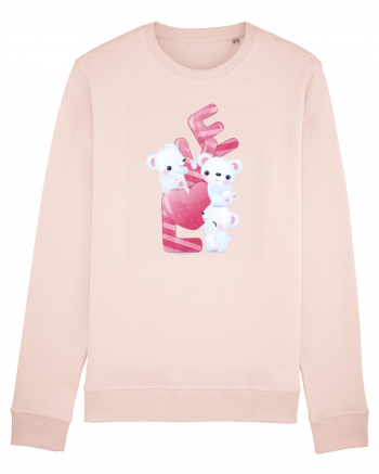 Valentine Polar Bear LOVE Candy Pink