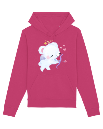Valentine Polar Bear Cupid Raspberry