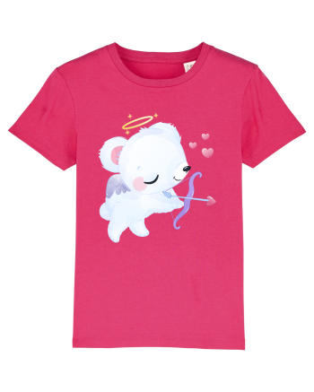 Valentine Polar Bear Cupid Raspberry