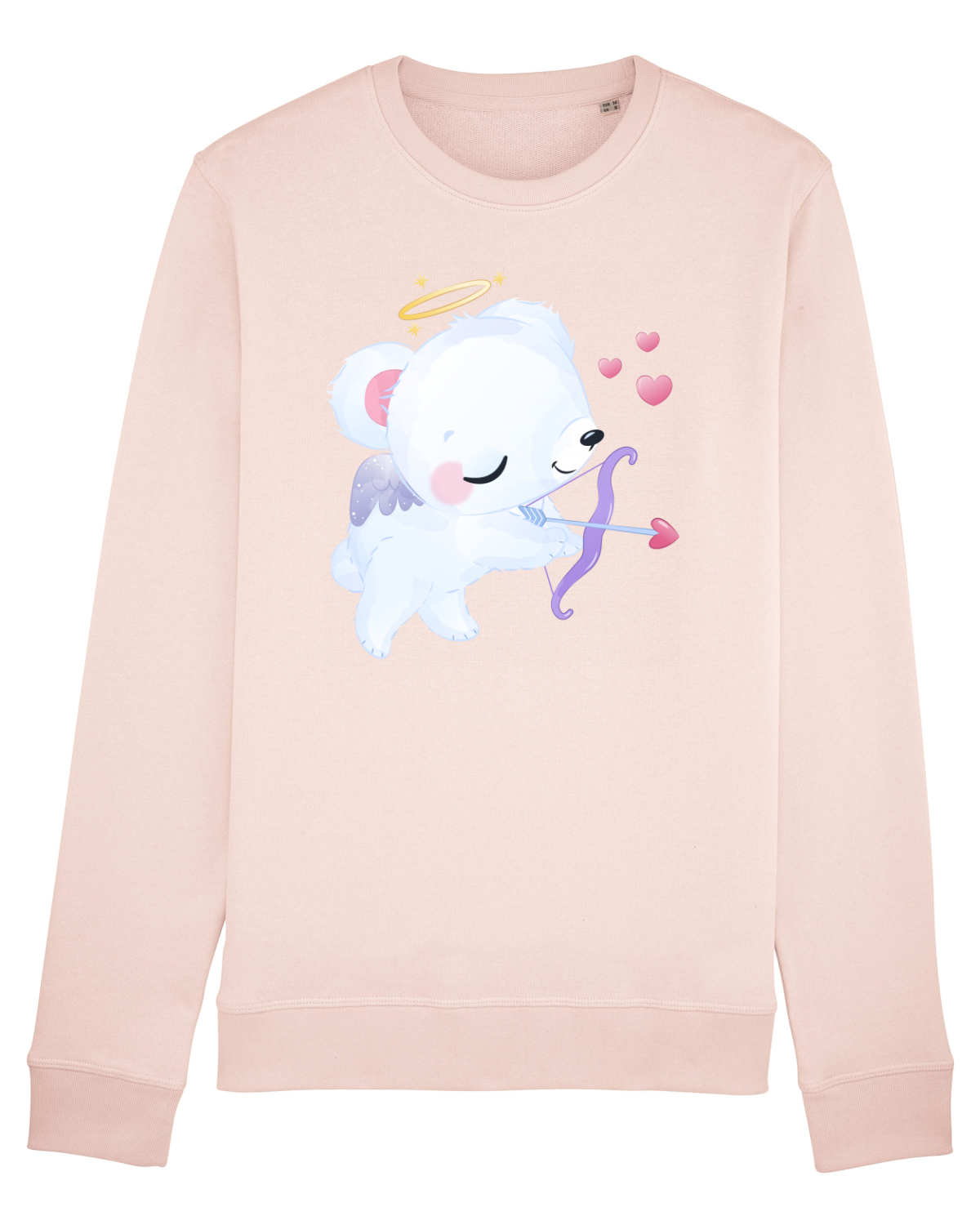 Bluză mânecă lungă Unisex Rise Candy Pink