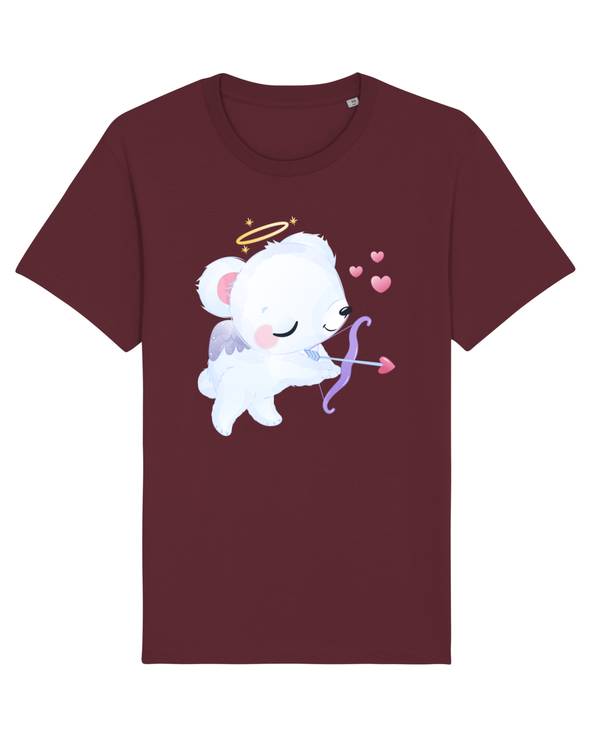 Tricou mânecă scurtă Unisex Rocker Burgundy