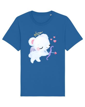 Valentine Polar Bear Cupid Royal Blue