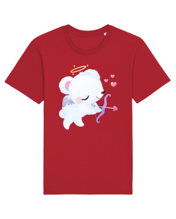 Valentine Polar Bear Cupid Red