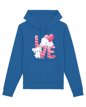 Valentine Polar Bear In Love Royal Blue