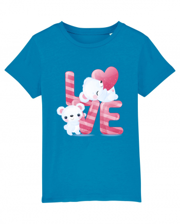 Valentine Polar Bear In Love Azur