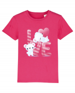 Valentine Polar Bear In Love Tricou mânecă scurtă  Copii Mini Creator