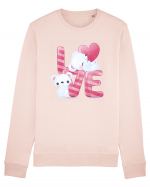 Valentine Polar Bear In Love Bluză mânecă lungă Unisex Rise