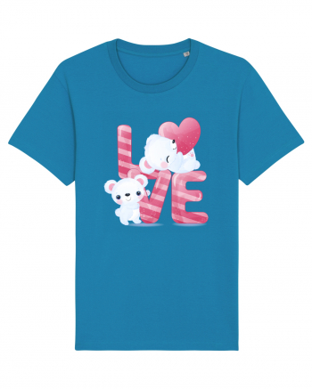 Valentine Polar Bear In Love Azur