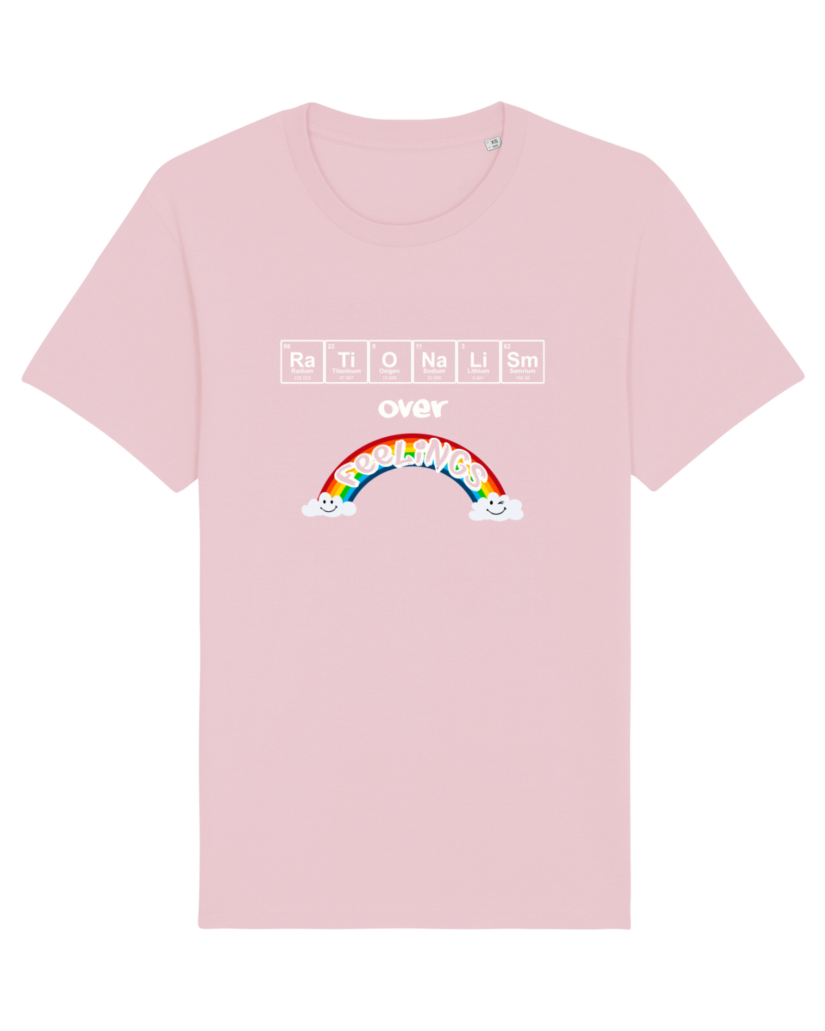 Tricou mânecă scurtă Unisex Rocker Cotton Pink