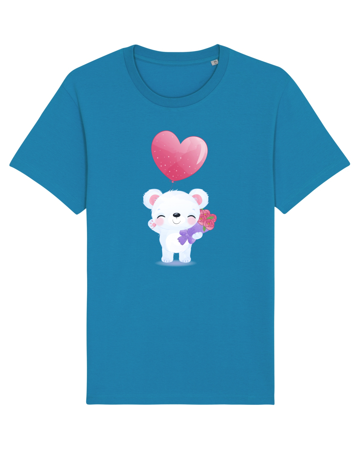 Tricou mânecă scurtă Unisex Rocker Azur