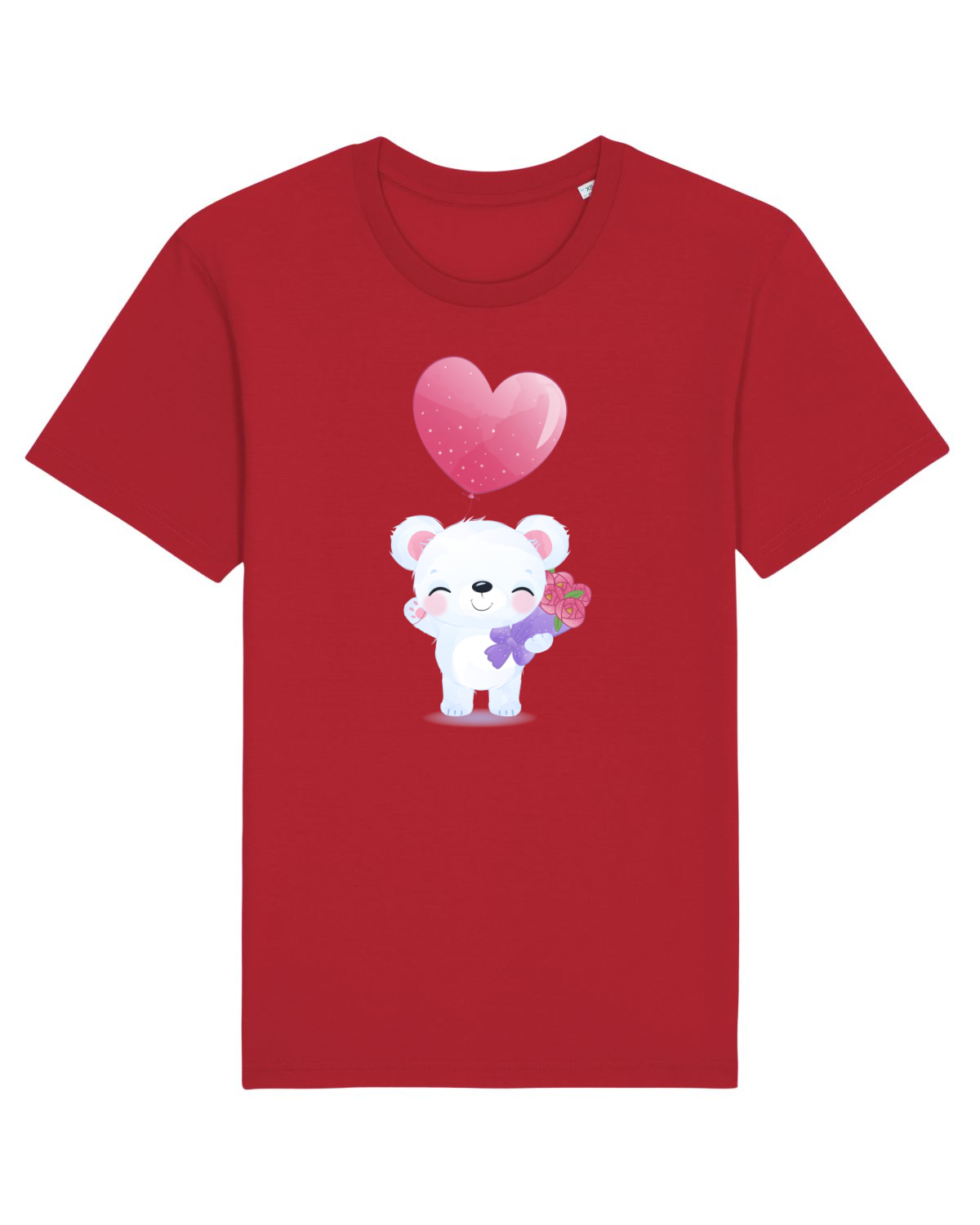 Tricou mânecă scurtă Unisex Rocker Red