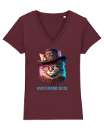 Wanted for being too cool Tricou mânecă scurtă guler V Damă Evoker