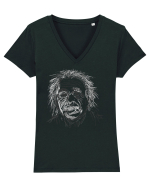Einstein  Tricou mânecă scurtă guler V Damă Evoker