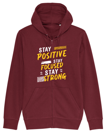 Positive Focused Strong Burgundy