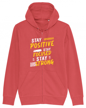 Positive Focused Strong Carmine Red