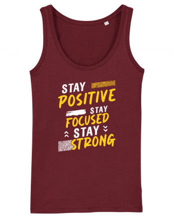 Positive Focused Strong Burgundy