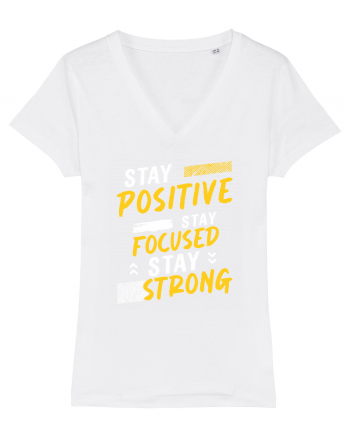 Positive Focused Strong White