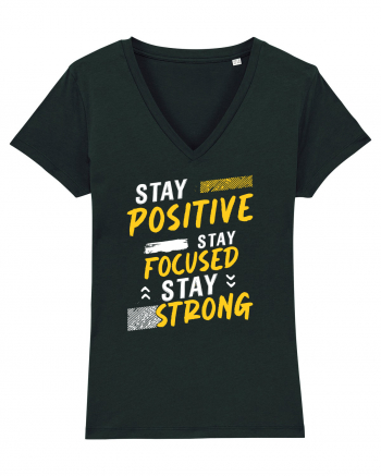 Positive Focused Strong Black