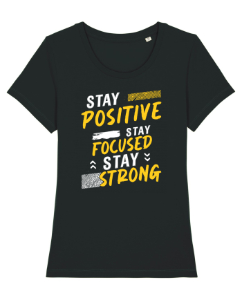 Positive Focused Strong Black