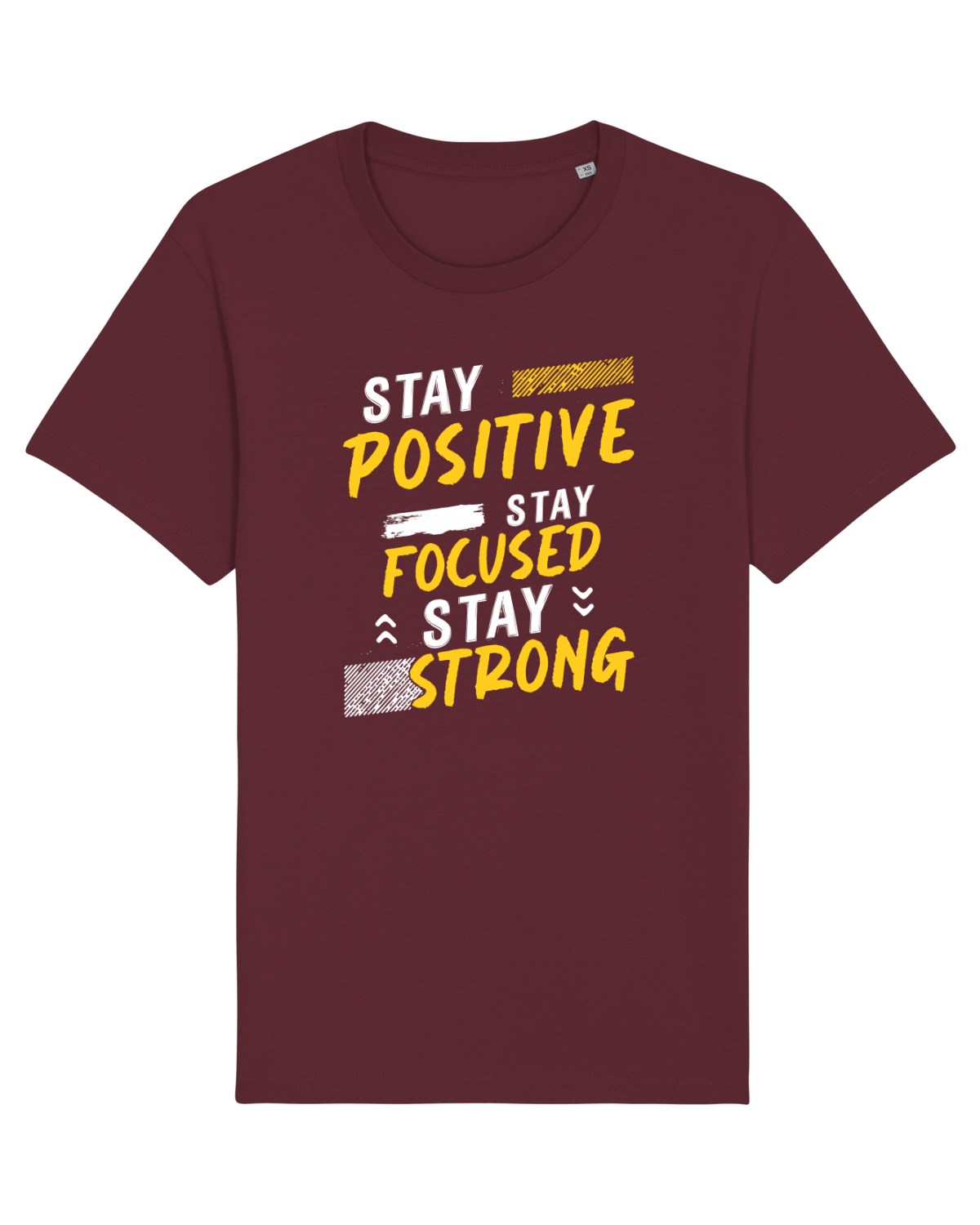 Tricou mânecă scurtă Unisex Rocker Burgundy