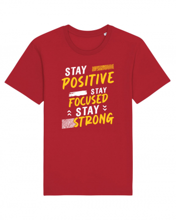 Positive Focused Strong Red