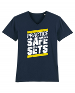 Practice Safe Sets Tricou mânecă scurtă guler V Bărbat Presenter