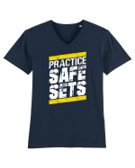 Practice Safe Sets Tricou mânecă scurtă guler V Bărbat Presenter