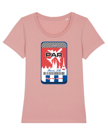 PARIS Airport tag Canyon Pink