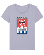 PARIS Airport tag Tricou mânecă scurtă guler larg fitted Damă Expresser