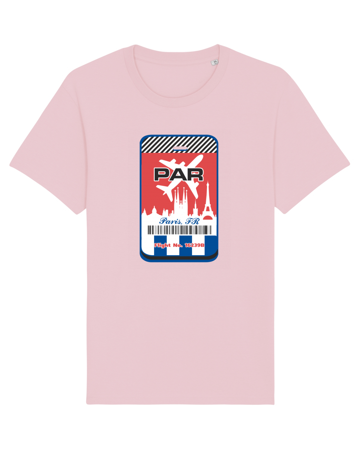 Tricou mânecă scurtă Unisex Rocker Cotton Pink