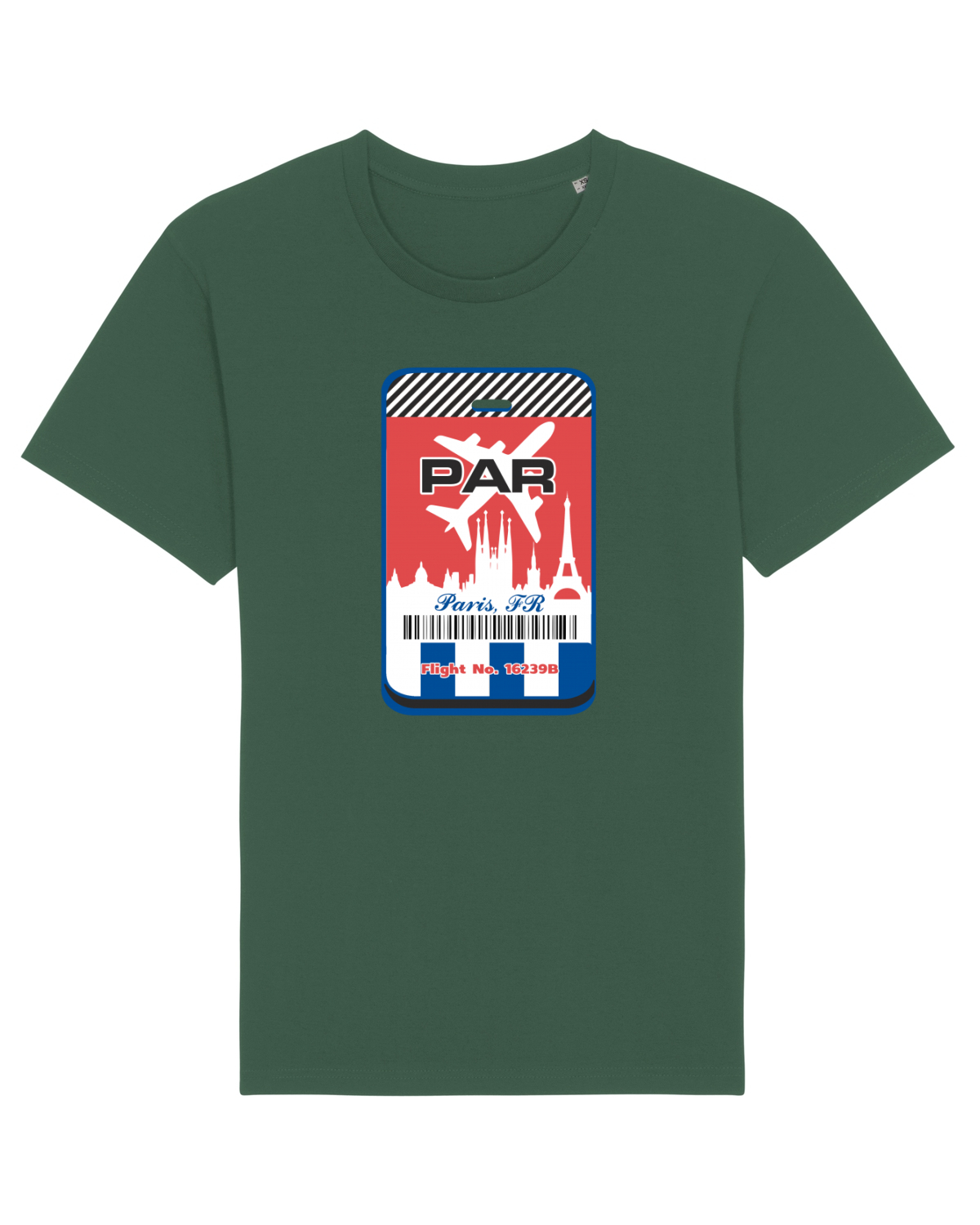Tricou mânecă scurtă Unisex Rocker Bottle Green