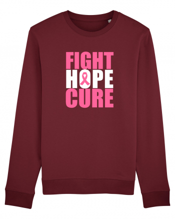 Fight Hope Cure Burgundy