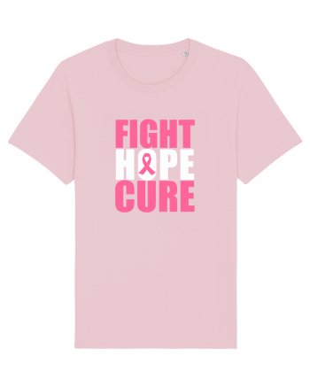 Fight Hope Cure Cotton Pink
