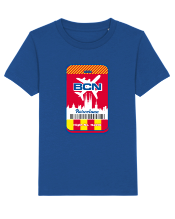 Barcelona airport tag Majorelle Blue