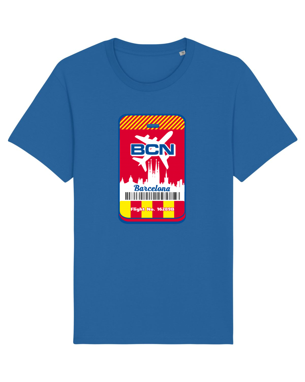 Tricou mânecă scurtă Unisex Rocker Royal Blue