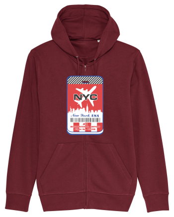 NYC TAG Burgundy