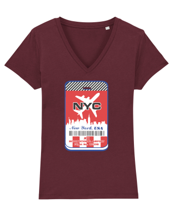 NYC TAG Burgundy