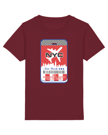 NYC TAG Burgundy