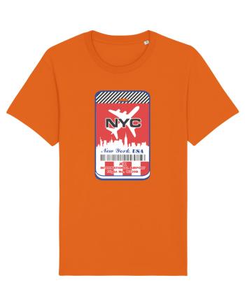 NYC TAG Bright Orange