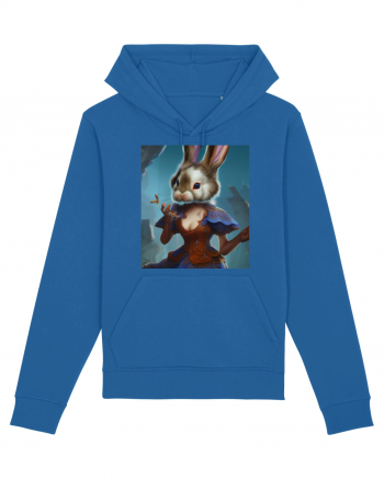 rabbit lady Royal Blue