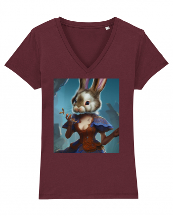 rabbit lady Burgundy