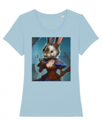 rabbit lady Sky Blue